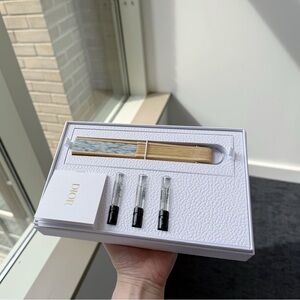 Dior Parfums Folding Fan Lucky Green Strap Mini Sensu Novelty